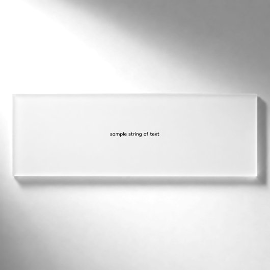 Prod Titel Namenschild (Vorderseite)