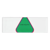 Prod Title Namenschild (Vorderseite)