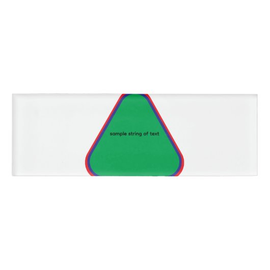 Prod Title Namenschild (Vorderseite)