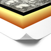 Prodigal Son ~ Gravur 1497 von Albrecht Dürer ~ Poster (Ecke)