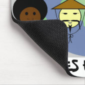 ProDiversity des Leuteweltweiten Antirassismus Mousepad (Ecke)