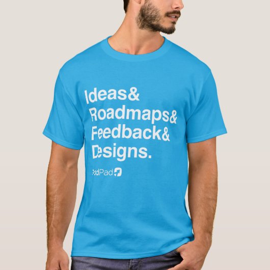 ProdPad 'Helvetica List' T - Shirt (Vorderseite)