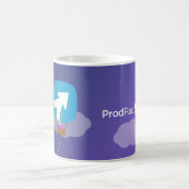 ProdPad 'oben, herauf und Away Kaffeetasse (Mittel)