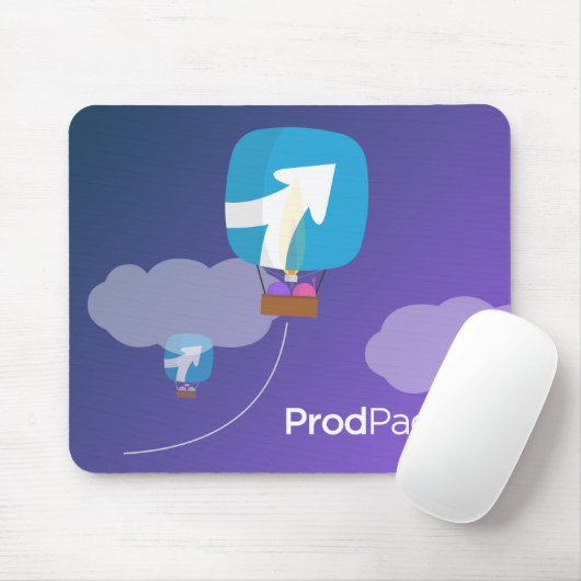 ProdPad "oben, herauf und weg!" Mäusematte Mousepad (Mit Mouse)