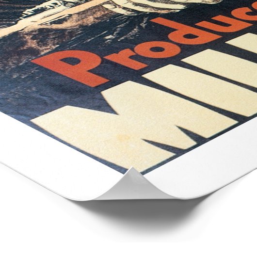 Produce More Milk for Him Poster (Ecke)