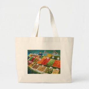 Produce Vendor Bag (Pike Place Market in Seattle) Jumbo Stoffbeutel