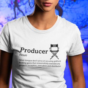 Producer Definition Light Mode - Filmmaker T-Shirt