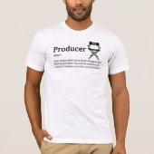 Producer Definition Light Mode - Filmmaker T-Shirt (Vorderseite)