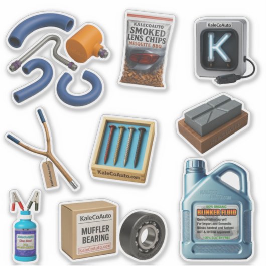 Product Assortment 2 Aufkleber (Vorderseite)