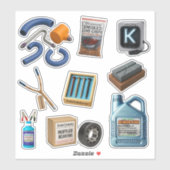 Product Assortment 2 Aufkleber (Blatt)