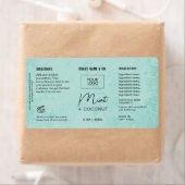 Product Customizable Mint Rustic Label (Insitu)