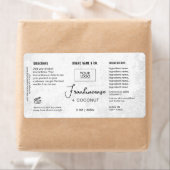 Product Customizable White Rustic Label (Insitu)