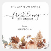 Product Labels Quadratischer Aufkleber (Vorderseite)