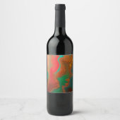 Product pattern abstract. weinetikett (Vorderseite)