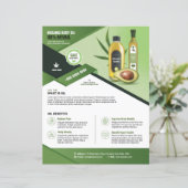 Product Promotion Flyer Template  (Stehend Vorderseite)