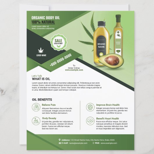 Product Promotion Flyer Template (Vorderseite)