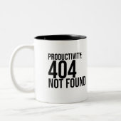 PRODUCTIVITY: 404 NOT FOUND ZWEIFARBIGE TASSE (Links)