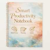 Productivity Notebook Planning & Action Journal  Planer (Vorderseite)