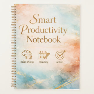Productivity Notebook Planning & Action Journal  Planer