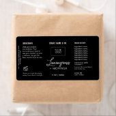 Produkt Anpassbare weiße und schwarze Beschriftung (Insitu)