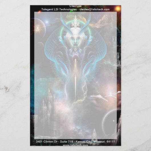 Produkt anpassen briefpapier (Vorderseite)