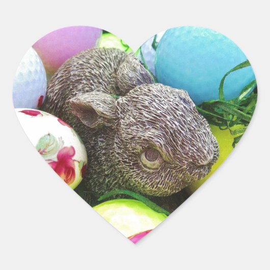 Produkt anpassen Herz-Aufkleber (Vorderseite)