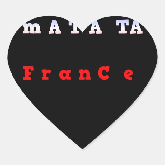 Produkt anpassen Herz-Aufkleber (Vorderseite)