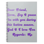 Produkt anpassen notizblock (Vorderseite)