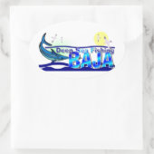 Produkt anpassen ovaler aufkleber (Tasche)