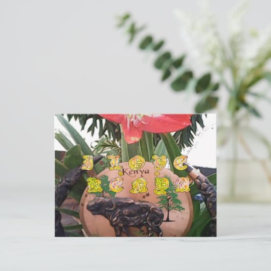 Produkt anpassen postkarte (Stehend Vorderseite)