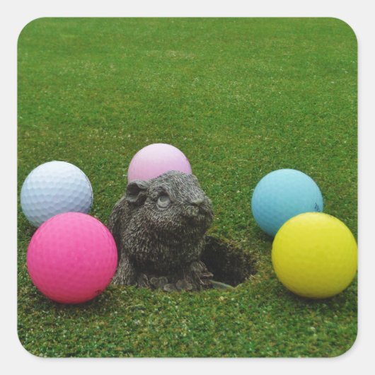 Produkt anpassen quadratischer aufkleber (Vorderseite)