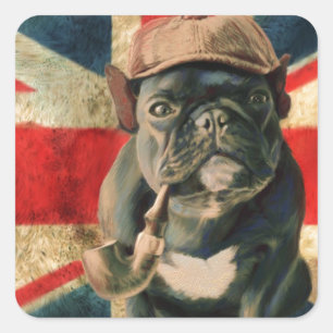 Produkt anpassen quadratischer aufkleber