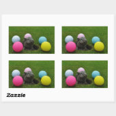 Produkt anpassen rechteckiger aufkleber (Blatt)