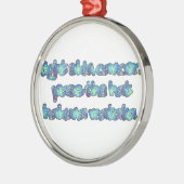 Produkt anpassen silbernes ornament (Links)