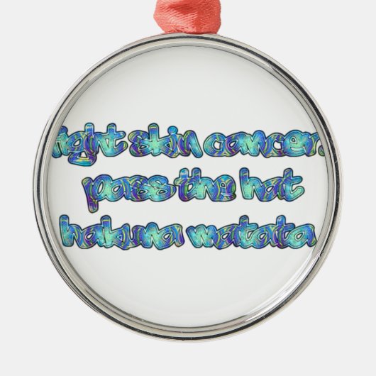 Produkt anpassen silbernes ornament (Vorne)