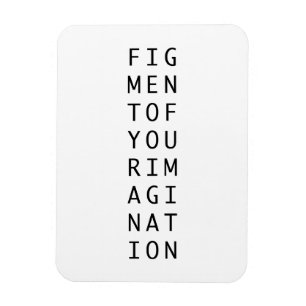 Produkt deiner Einbildung abstrakte Philosophie Magnet