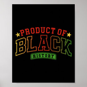 Produkt des Schwarze Geschichte Monats Stolze afri Poster