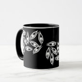 Produkt "Funky Eye Muster" Tasse (Vorderseite Links)