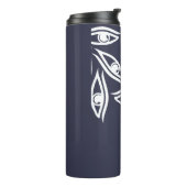 Produkt "Funky Eye Muster" Thermosbecher (Nach links gedreht)