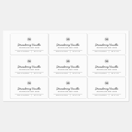 Produkt für benutzerdefinierte Farbkombinationen m Etiketten (Blatt)