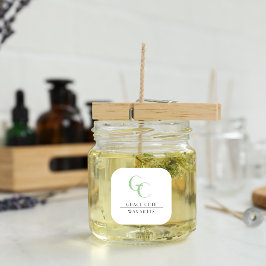 Produkt für das Business-Geschäft mit schwarzen un Quadratischer Aufkleber