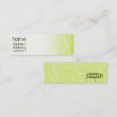 PRODUKT-Grün Mini Visitenkarte (Vorne/Hinten)