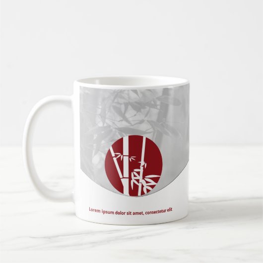 Produkt "Life Coach Red & Gray" Kaffeetasse (Links)