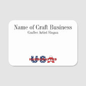 Produkt- oder Trockenerase-Magnetname-Abzeichen Namensschild (Vorderseite)