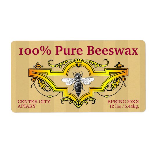 Produkt "Queen Bee Pure Beeswax Honig" (Vorne)