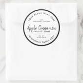 Produkt-Rundlabel Runder Aufkleber (Tasche)