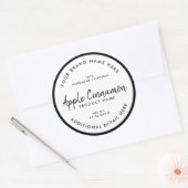 Produkt-Rundlabel Runder Aufkleber (Umschlag)