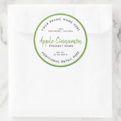 Produkt-Rundlabel Runder Aufkleber (Tasche)