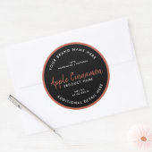 Produkt-Rundlabel Runder Aufkleber (Umschlag)