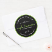 Produkt-Rundlabel Runder Aufkleber (Umschlag)
